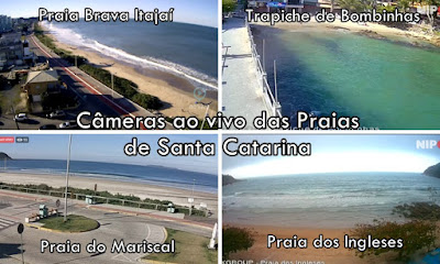 Câmeras ao vivo das Praias de Santa Catarina