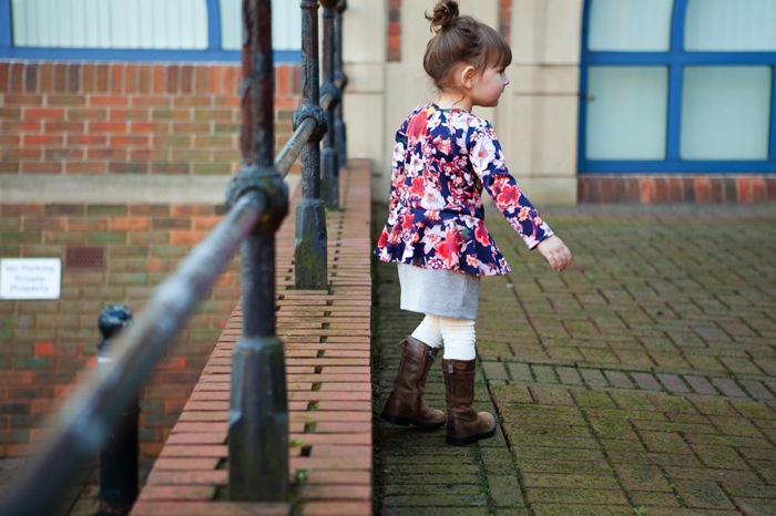 Pretty in Peplum Dress at Our Family Four 15