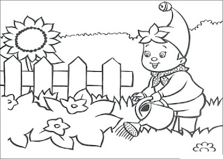 Beauty Garden Coloring Pages