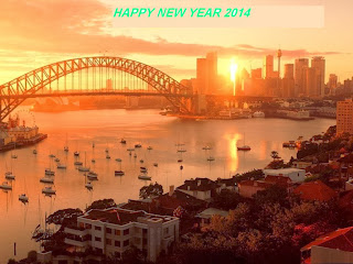 Happ  New Year 2014 Greetings Wishing Cards Wallpapers