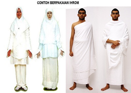 Kumpulan Doa Sehari hari arab indonesia lengkap Cara Memakai Pakaian Ihram bagi Perempuan dan laki-laki