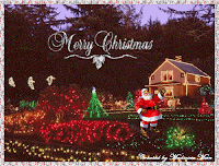 Free Christmas House Lights Wallpaper