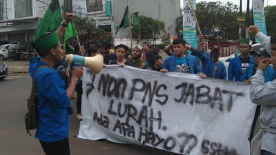 HMI Pamulang Pertanyakan 7 Lurah Dijabat Non PNS