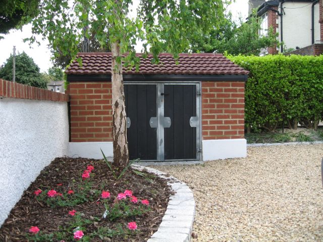 ... Engineering Limited T/A Bo Steel: Bike shed doors, Dundrum, Dublin