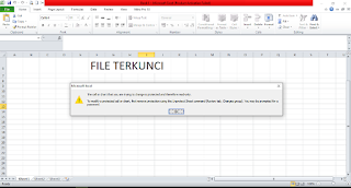 Cara Menghapus Password Pada Sheet di Ms.Excel Yang Terkunci