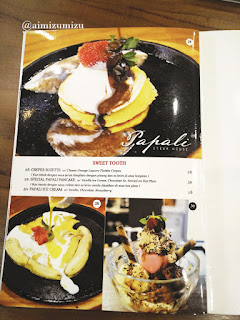 Papali steak house Padang menu 3