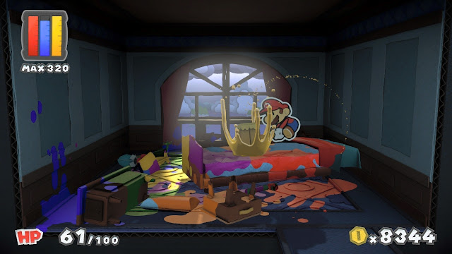 Paper Mario Color Splash Ghost Mansion