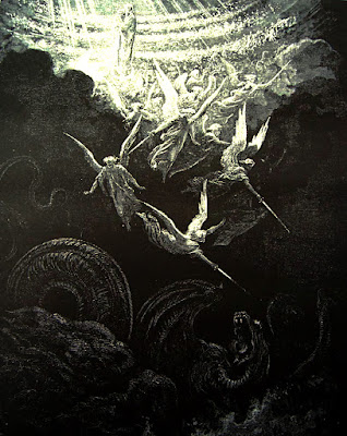 La Vierge couronnée d'étoiles (Vision de Saint Jean) de Gustave Doré