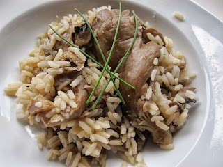 arroz de cogumelos