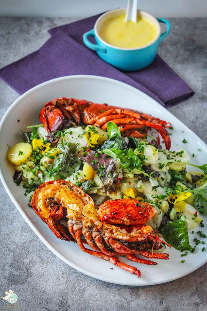 High Pressure Lobster mit Salat und Safran-Mayonnaise