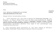 Contoh Surat Rasmi Permohonan Kerja Lebih Masa