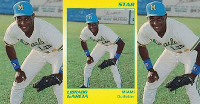 Librado Garcia 1990 Miami Marlins card