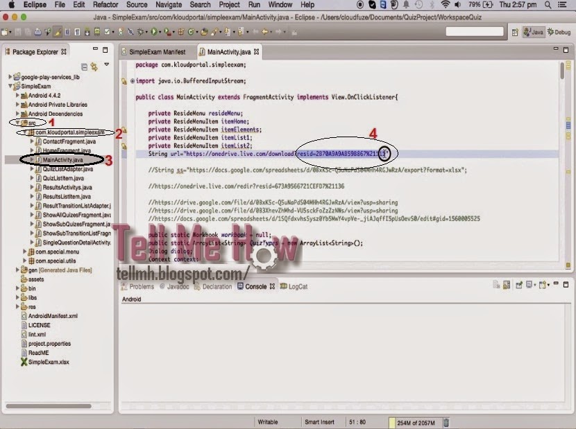 how to create Android Application