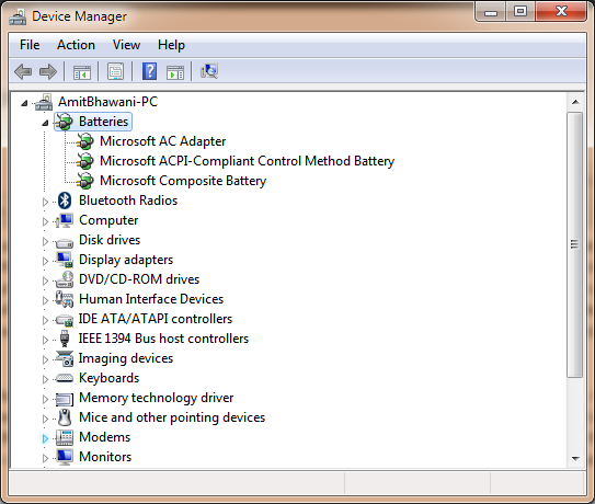 ... : Troubleshooting laptop battery not charging error on Windows 7