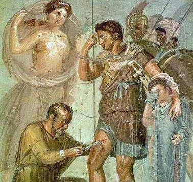 Mitos prajurit jaman  dulu  dibiarkan mati kalau terluka 