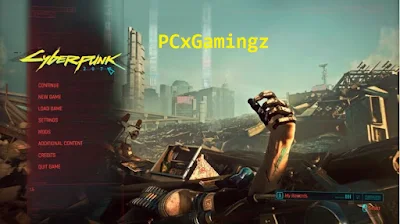 CyberPunk 2077 Main Menu