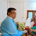 Tufanganj 2 Block New President Chaiti Barua Meet Udayan Guha and Rabindranath Ghosh