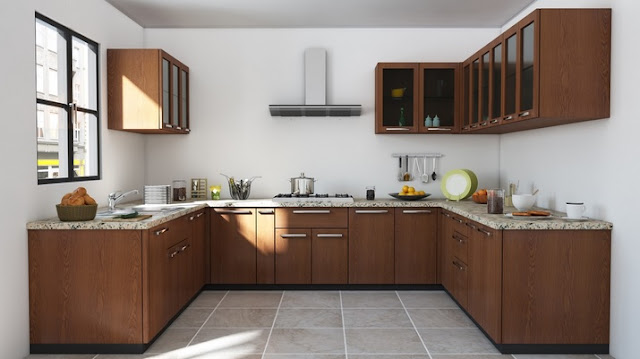 desain dapur kecil dengan kitchen set