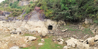 Pozo Ostión, La Arboleda, Bizkaia, antigua galería bajo el nivel del agua