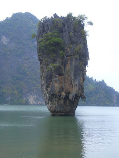 Ko Tapu at James Bond Island in Phang Nga Bay Thailand