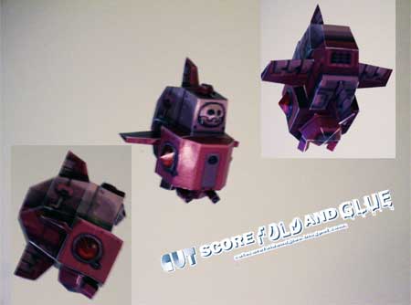 Mega Man Legends Drache Papercraft