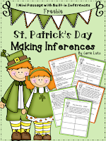 https://www.teacherspayteachers.com/Product/Freebie-St-Patricks-Day-Inferring-One-Mini-Passage-One-Multiple-Choice-1714223