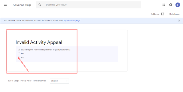 Invalid Activity Appea  Link to Adsense disabled Appeal form!!