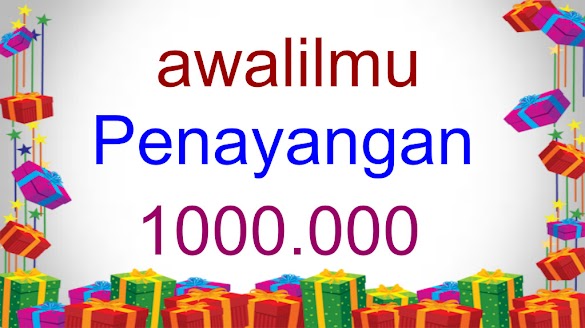 Awalilmu.Blogspot.Com Telah Mencapai 1 Juta Penayangan Gan!!!