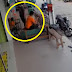 (Video) 'Awak meh lah duduk sini, panas tu' - Didakwa ganggu tunang orang, 2 pekerja pasar raya diterajang pelanggan