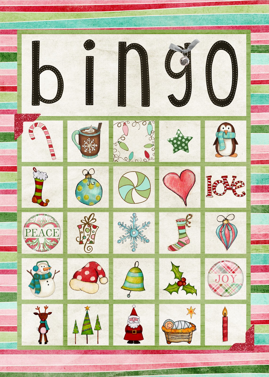 Creatively Content: Free Christmas Printableslike Bingo :)