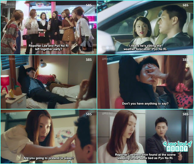  jung won listein the rumor hwa shin dating with pyo na ri and hye woh caught hwa shin sleeping with Pyo Na Ri in dorm - Jealousy Incarnate - Episode 9 Review