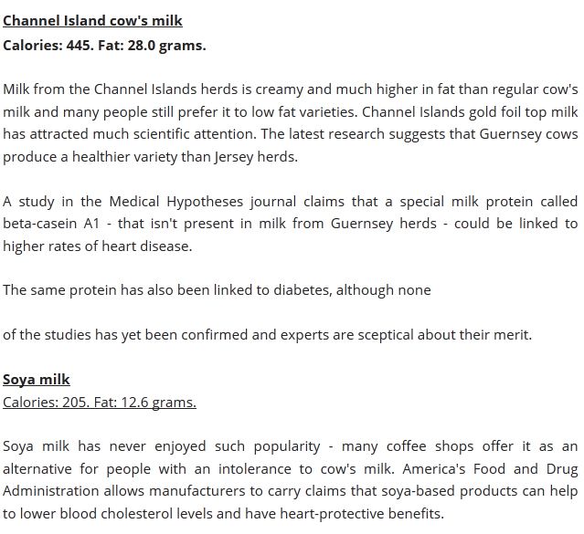  milk nutrition guide 