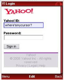 Yahoo mobile login