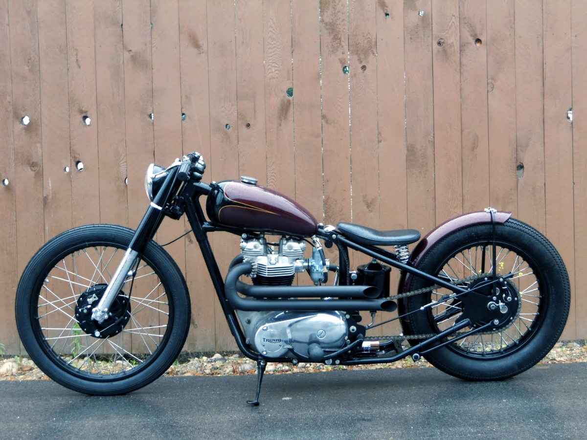 Old Triumph Motorcycle For Sale | Wallpaper For Desktop