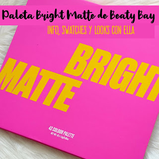 Paleta Brigh Matte de 42 sombras de Beauty Bay