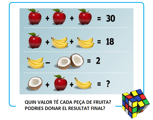 Resultat d'imatges de rEpte matemati