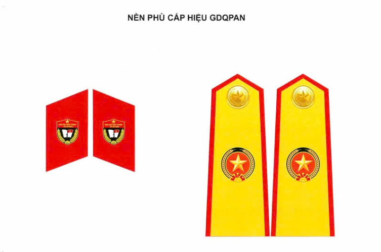 Phù hiệu Giáo dục quốc phòng an ninh với màu sắc và thiết kế mới