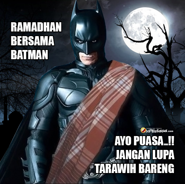 Meme Lucu Edisi Superhero Menyambut Ramadhan