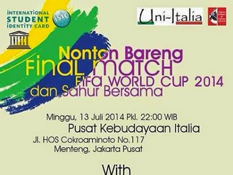 Nobar Final Match World Cup dan Sahur Asyik Bersama ISIC