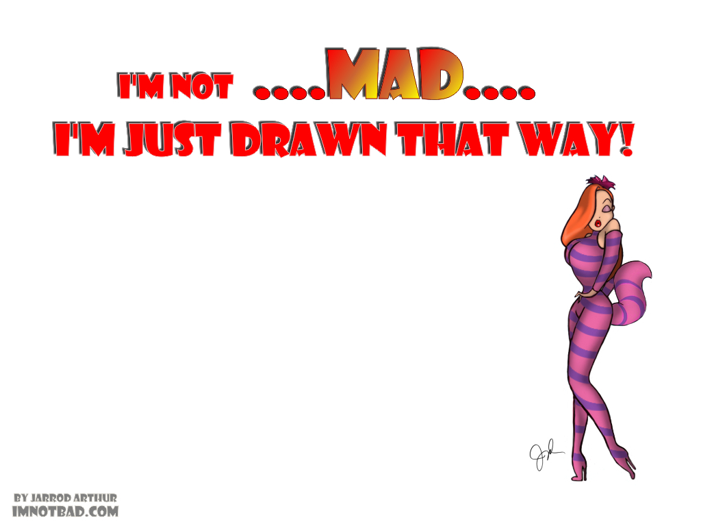 ImNotBad.com - A Jessica Rabbit Site: Computer Wallpaper - Jessica and Roger