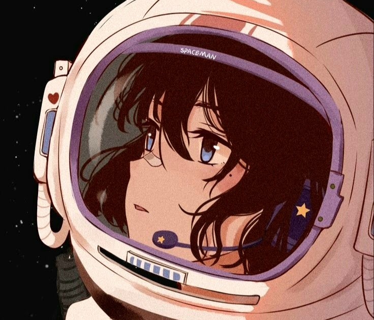 Astronaut anime girl – Merch Designs Club