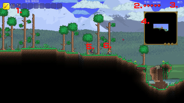 Terraria 界面 操作