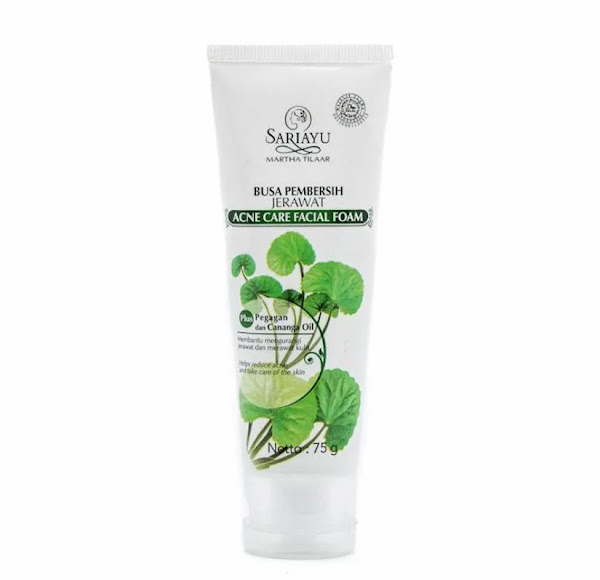 Sariayu Acne Care Facial Foam Skincare Centella Asiatica Menghilangkan Jerawat