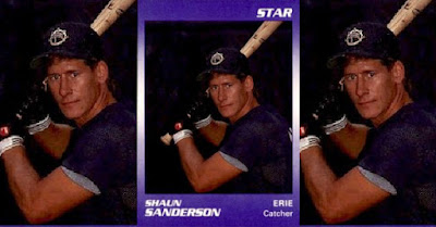 Shaun Sanderson 1990 Erie Sailors card