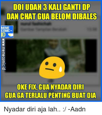 10 Meme Nggak Mudah Chatting dengan Gebetan Ini Kocak 