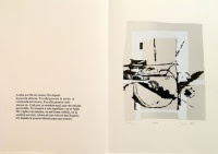 La piedra y el espejo - I. 1984. Serigrafía sobre papel 49,5 x 70,1cm