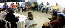 Reunião comunitária com administrador interino do Jardim Botânico no JB3