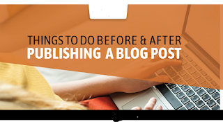 What to do before publishing a blog post?