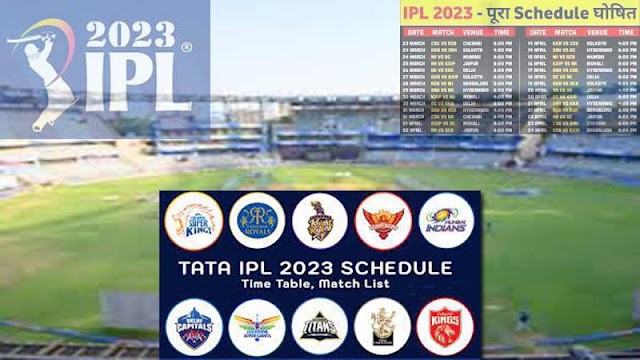 IPL 2023 Schedule | Team, Players, Venue, Time Table