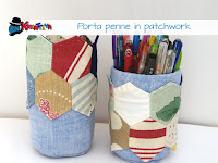 come fare un porta penne patchwork